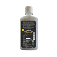 Tuna's Herbs Infused Activated Charcoal Shampoo | For Silky & Strengthen Hair | SLS PARABEN FREE - 500ML