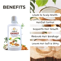 Tuna's® Coconut Milk Shampoo For Scalp Care & Hair Care | SLS PARABEN FREE - 250ML