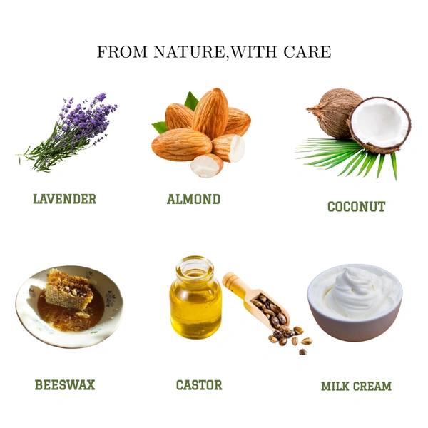 Tuna's® Tunas Lavender Soap | Brightens Dullness | Pore Detox | Free From Animal Fats Like Tallow or Lard etc..100gm