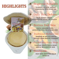 Tuna'sĀ® Tunas Turmeric Soap | Blemish Care | Fades Marks | Free From Animal Fats Like Tallow or Lard etc..100gm