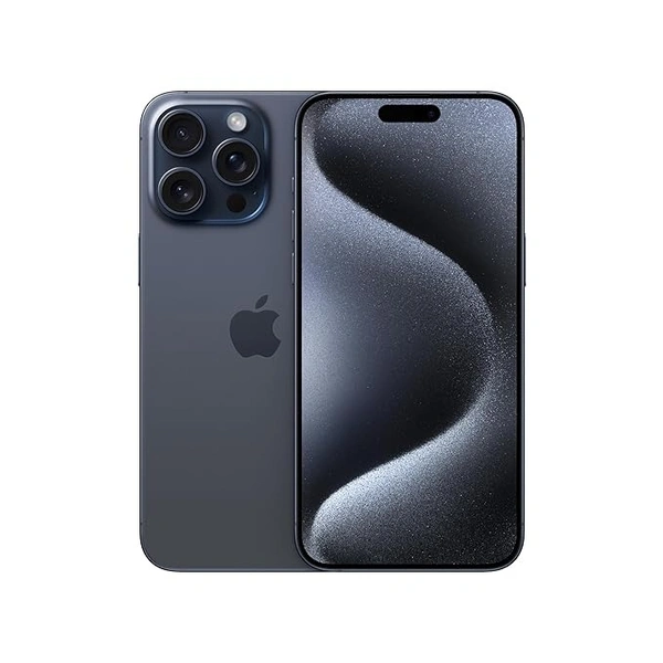 (Global) Apple iPhone 15 Pro Max (256 GB) - Black Titanium - blue, 256GB