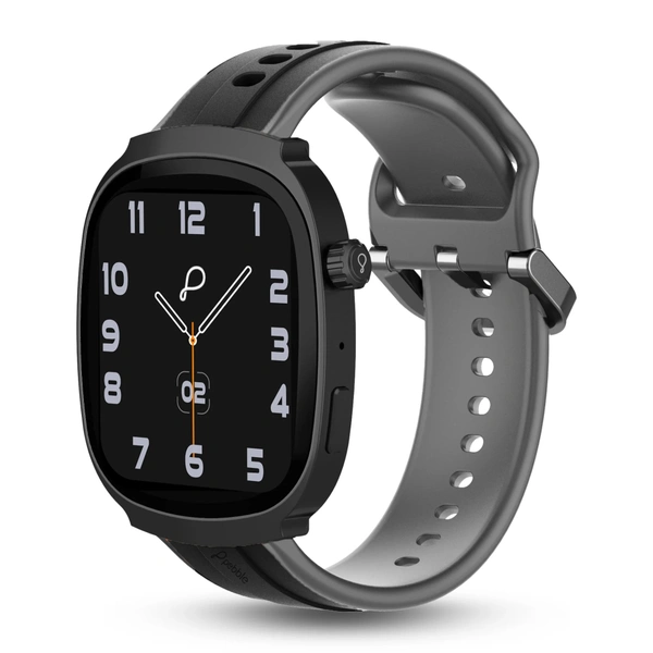 Pebble Axis Smartwatch - Jet Black