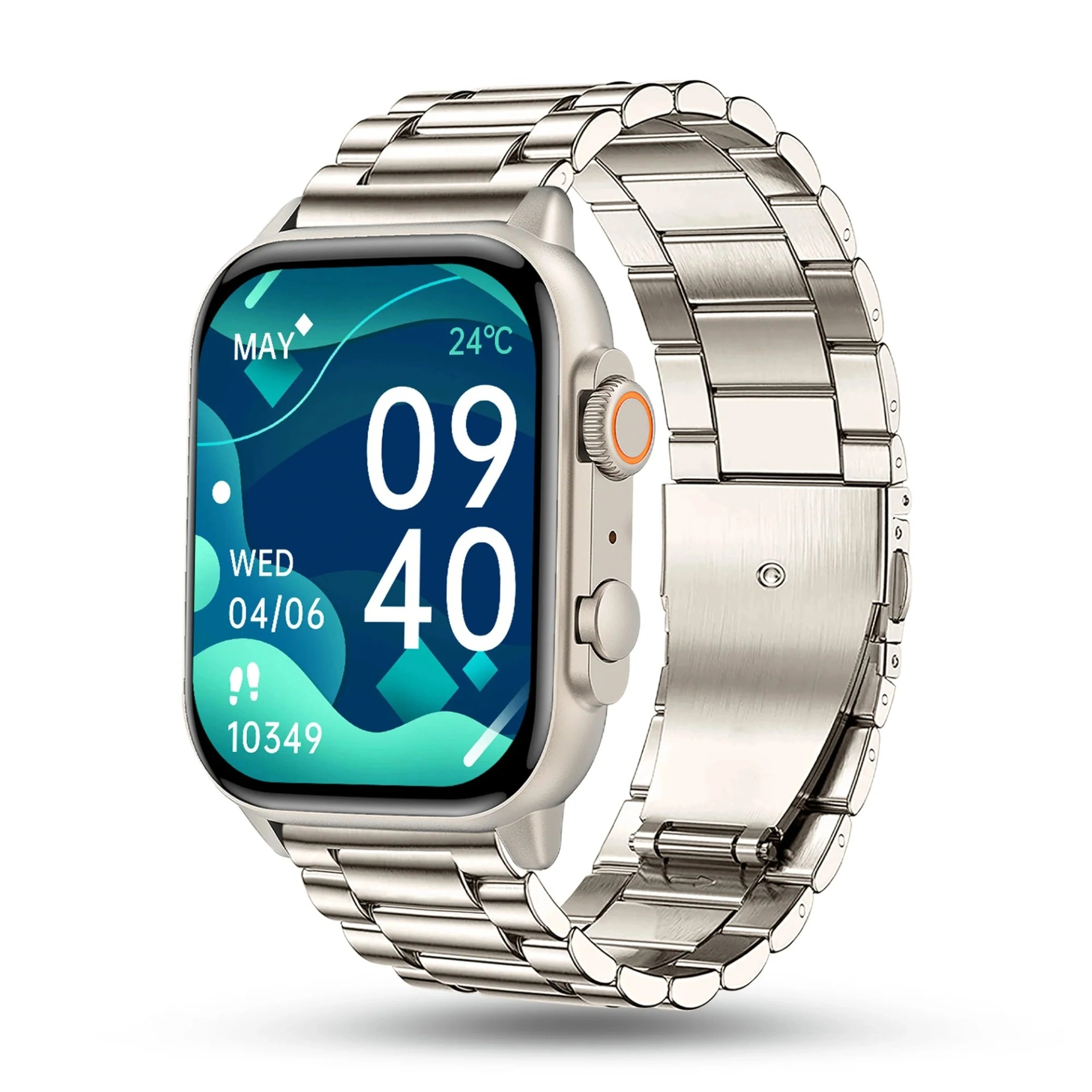 Steel Pebble Watch Pebble Pro True HD Display, BT Calling, Health