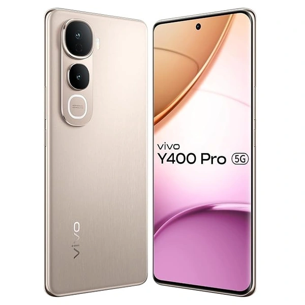 Vivo Y400 Pro 5G (Fest Gold, 8GB RAM, 128GB Storage) - Fest Gold, 8GB-128GB