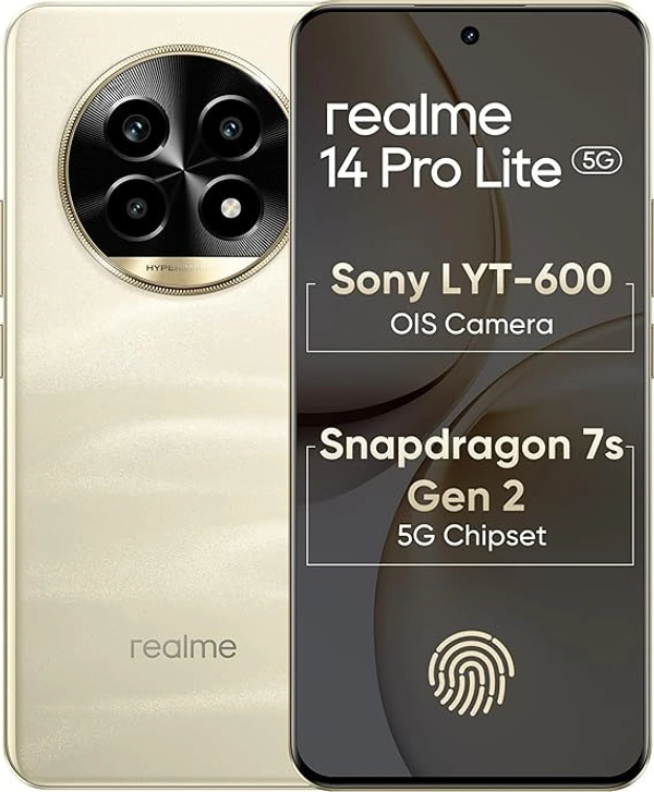 realme 14 Pro Lite 5G 8GB 256GB Glass Gold - Glass Gold, 8GB-256GB