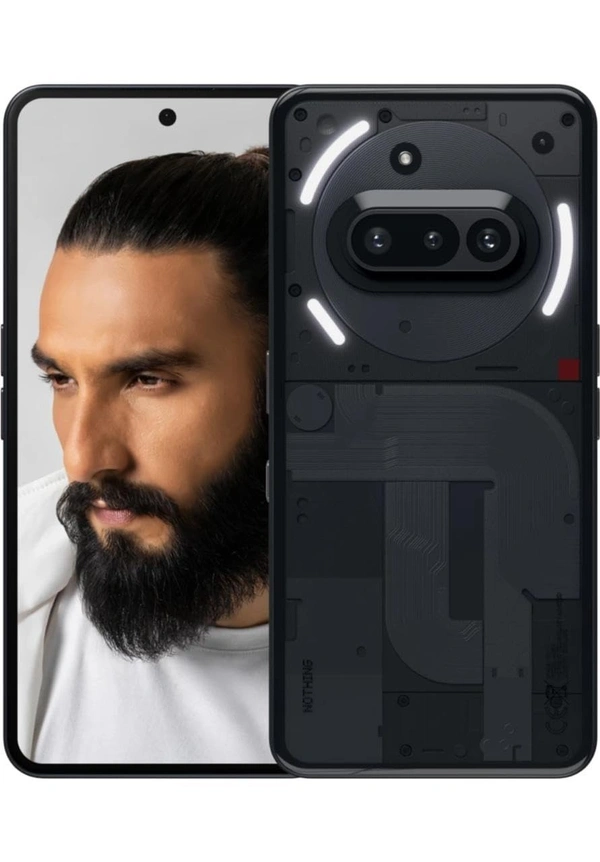 Nothing Phone (3A) 5G (Black, 8GB RAM, 128GB Storage) - Black, 8GB-128GB
