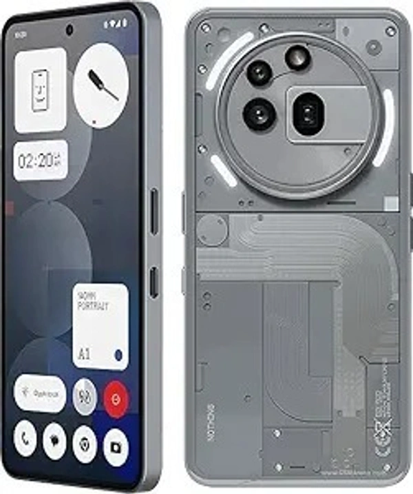 Nothing Phone (3a) Pro 5G (grey, 8GB RAM + 256GB Storage) - grey, 8GB-256GB