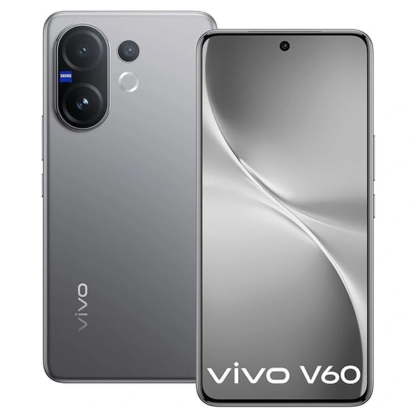 Vivo V60 5G (Mist Gray, 8GB RAM, 128GB Storage) - gray, 8GB-128GB