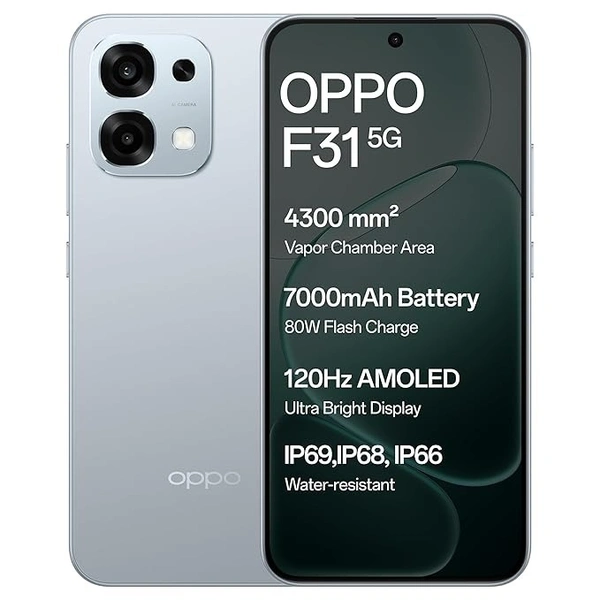 Oppo F31 5G (Cloud Green, 8GB RAM, 256GB Storage) - cloud green, 8GB-256GB