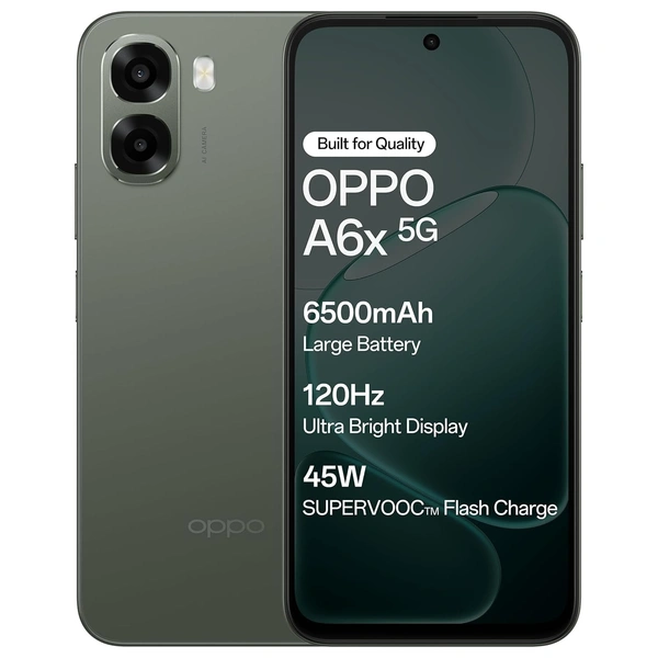Oppo A6X 5G (Ice Blue, 4GB RAM, 128GB Storage)