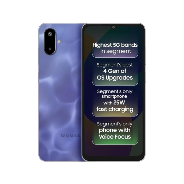 Samsung Galaxy F06 5G, Lit Violet (4GB, 128GB) - Lit Violet, 4GB-128GB