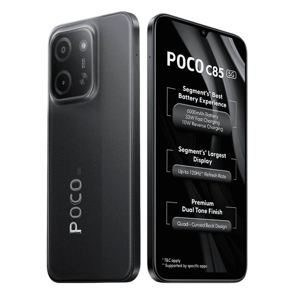 Poco M8 5G Carbon Black 8GB RAM 256GB ROM