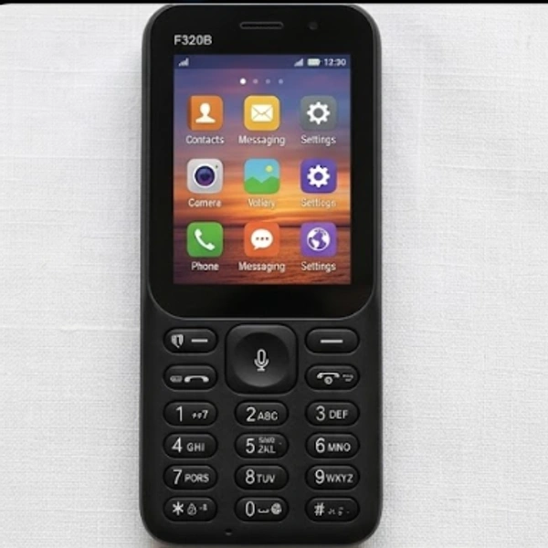 jio LYF F320b KeyPad phone (Black)