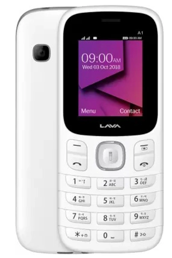 LAVA A1  (White/Grey) - White