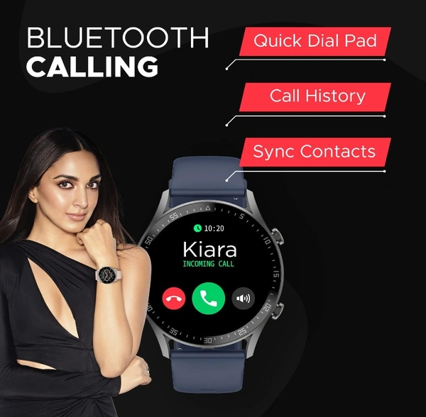 Fire-Boltt India's No 1 Smartwatch Brand Talk 2 Bluetooth Calling Smartwatch with Dual Button, Hands On Voice Assistance, 120 Sports Modes, in Built Mic...