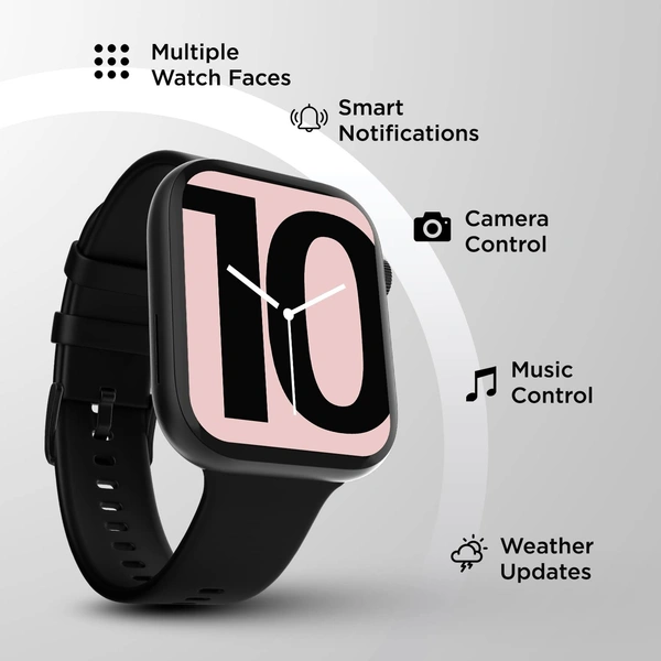 Fire-Boltt Ring 3 Smart Watch 1.8 Biggest Display with Advanced Bluetooth Calling Chip, Voice Assistance,118 Sports Modes, in Built Calculator & Games,...