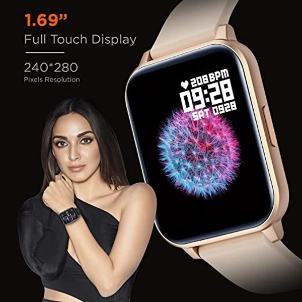 Fire-Boltt Ninja 3 1.83" Display Smartwatch Full Touch with 100+ Sports Mode - BEIGE, 1.83