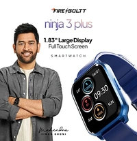Fire-Boltt Ninja 3 1.83" Display Smartwatch Full Touch with 100+ Sports Mode - BLUE, 1.83