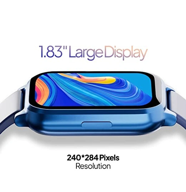 Fire-Boltt Ninja 3 1.83" Display Smartwatch Full Touch with 100+ Sports Mode - BLUE, 1.83