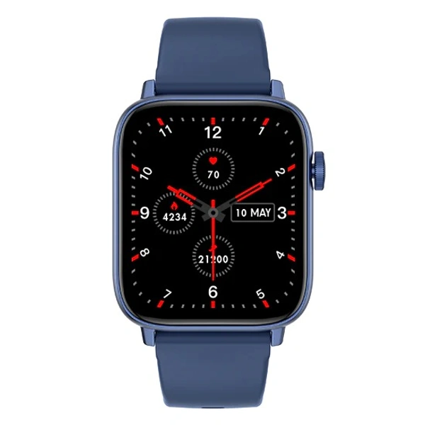 Fire-Boltt Hercules 1.83" Large Display, BT Calling with Voice Assist & Metal Body Smartwatch  (Navy Blue Strap, Free Size) - BLUE, 1.83