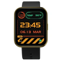 Fire-Boltt Celcius 1.91 inch HD 240*296 Borderless Display & Body Temperature Monitoring Smartwatch (Metal Black Strap, Free Size) - METAL BLACK, 1.96