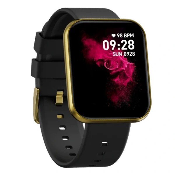 Fire-Boltt Celcius 1.91 inch HD 240*296 Borderless Display & Body Temperature Monitoring Smartwatch (Metal Black Strap, Free Size) - METAL BLACK, 1.96