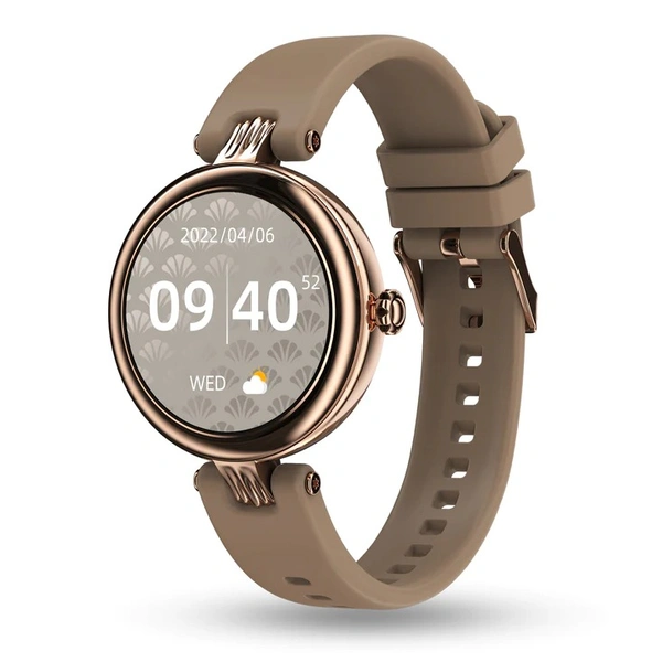 Pebble Venus watch - tan gold
