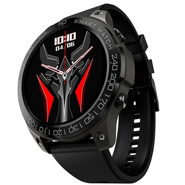 Fire-Boltt Dagger 1.43" AMOLED Display Smartwatch - Black, 1.43