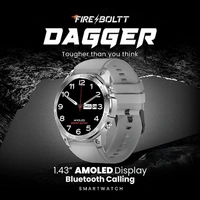 Fire-Boltt Dagger 1.43" AMOLED Display Smartwatch - grey, 1.43