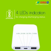 ERD PB-10KE 10000 mAh Power Bank (Fast Charging) - white