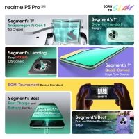Realme P3 Pro 5G (Nebula Glow  8GB+ 128GB )  - Nebula Glow, Realme P3 Pro 5G (Nebula Glow  8GB+ 128GB )