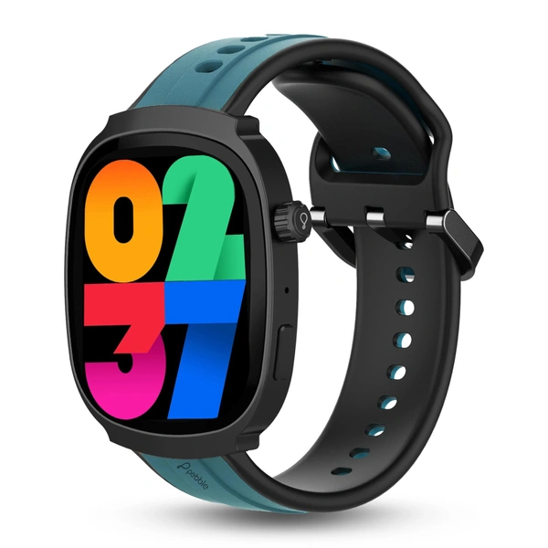 Pebble Axis Smartwatch - green forest