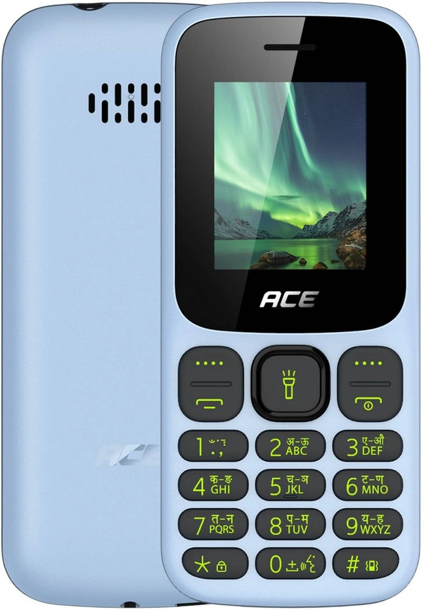 itel Ace 3 Shine  (City Blue) - city blue