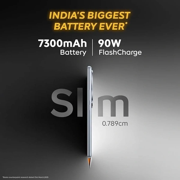 iQOO Z10 5G (Glacier Silver, 8GB RAM, 128GB Storage) | India's Biggest Ever 7300 mAh Battery | Snapdragon 7s Gen 3 Processor | Brightest Quad Curved AMOLED Display in The Segment - Glacier Silver, 8GB-128GB
