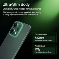 OPPO Reno14 5G (Pearl White, 12GB RAM, 512GB Storage) - Pearl White, 12GB-512GB