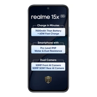 realme 15X 5G Smartphone (6+128GB Marine Blue) - Marine Blue, 6GB-128GB