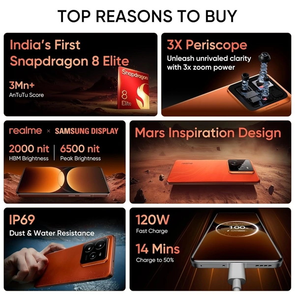 realme GT 7 Pro (Galaxy Grey,16GB+512GB) - Gravel, 16GB-512GB