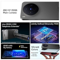 vivo X300 5G (Elite Black, 12GB RAM, 256GB Storage) - Elite Black, 12GB-256GB