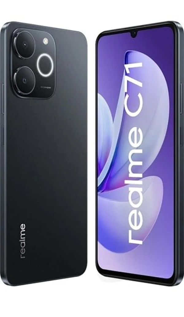Realme C71 4G Smartphone 4GB+64GB Black - Black, 4GB-64GB