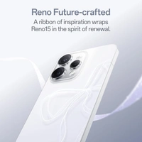 Oppo Reno15 5G (white, 12GB RAM, 256GB Storage) - White, 12GB-256GB