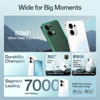 Oppo F33 5G Smartphone (8GB RAM, 128GB Storage, White - White, 8GB-128GB