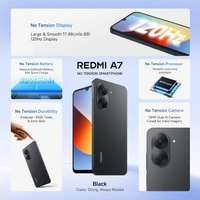 REDMI A7 4G (sky blue, 3 GB RAM, 64GB Storage) - sky blue, 3GB-64GB