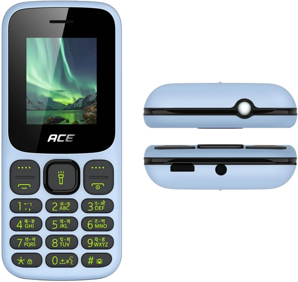 itel Ace 3 Shine  (City Blue) - city blue