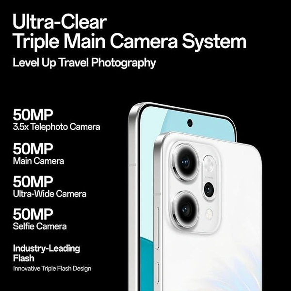 OPPO Reno14Pro 5G (Titanium Grey, 12GB RAM, 256GB Storage) - Titanium Grey, 12GB-256GB