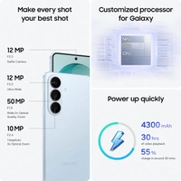 Samsung Galaxy S26 5G (White, 12GB RAM, 256GB Storage) - White, 12GB-256GB