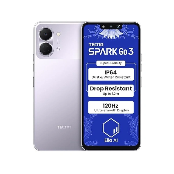 Tecno Spark Go 3 (silver, 4GB+64GB) - silver, 6GB-64GB