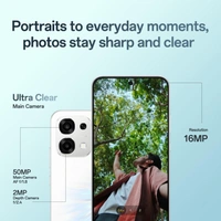 Oppo F33 5G Smartphone (8GB RAM, 128GB Storage, White - White, 8GB-128GB