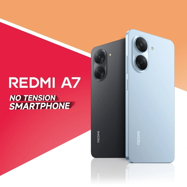 REDMI A7 4G (sky blue, 3 GB RAM, 64GB Storage) - sky blue, 3GB-64GB