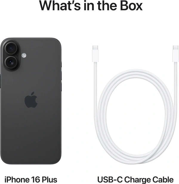 Apple iPhone 16 Plus (Ultramarine, 128GB) - Black, 512GB