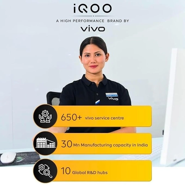 iQOO Z10 5G (Glacier Silver, 8GB RAM, 128GB Storage) | India's Biggest Ever 7300 mAh Battery | Snapdragon 7s Gen 3 Processor | Brightest Quad Curved AMOLED Display in The Segment - Glacier Silver, 8GB-128GB